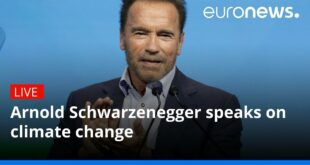 Arnold Schwarzenegger speaks on climate change