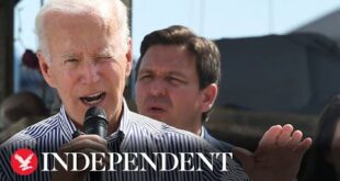 Biden says Hurricane Ian ‘ends discussion’ over climate change as DeSantis looks on