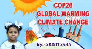 Cop26 # Global Warming # Climate Change // Sristi Saha // With pdf