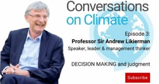How Decision Making and Judgement affect Climate Change - PROFESSOR SIR ANDREW LIKIERMAN - Episode 3