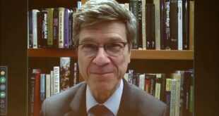 Jeffrey D  Sachs  Columbia University Professor talked about Climate Change Crisis.