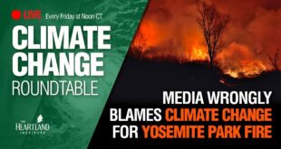Media Wrongly Blames Climate Change for Yosemite Park Fire