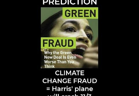 Prediction - CLIMATE CHANGE FRAUD = Harris' plane will crash Nov 3