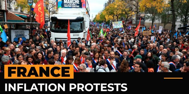 Protests in France over cost of living and climate change | Al Jazeera Newsfeed