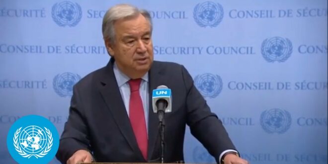 UN Chief on Climate Change | Hurricane Ian, Pakistan Flooding & More | United Nations