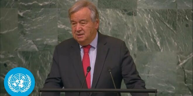 UN Secretary-General: "Pakistan is paying a supersized price for manmade climate change"