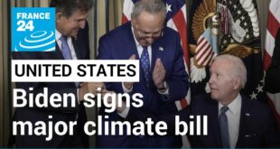 Biden signs major climate change and health care bill into law • FRANCE 24 English