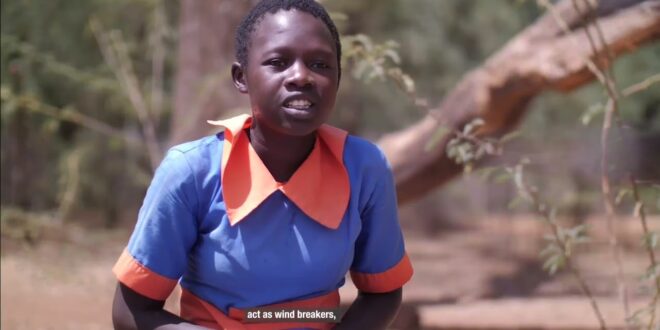 Children tackle climate change in rural Kenya