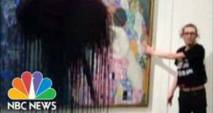 Climate Change Activists Target Klimt Artwork In Vienna Museum