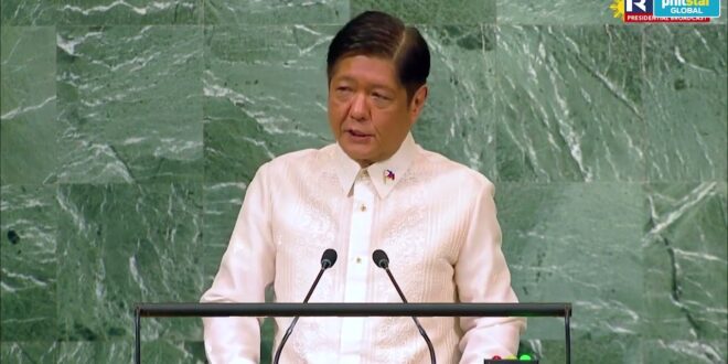Climate change takes spotlight in Bongbong Marcos's UNGA address