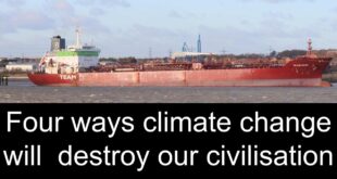 Four ways climate change will  destroy our civilisation