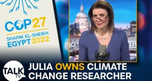 Julia Hartley-Brewer rips into policy researcher over climate change