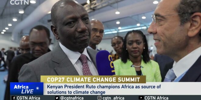 Kenya’s President Ruto: Africa can be a champion of climate change