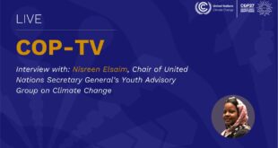 🔴 Live from #COP27: Interview with Nisreen Elsaim | UN Climate Change