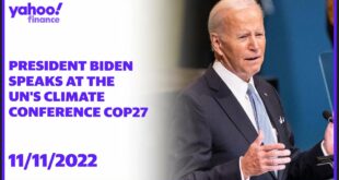 President Biden speaks at the UN's Climate Conference COP27