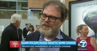 Rainn Wilson changes name to draw attention to climate change crisis