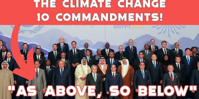 The Climate Change 10 Commandments?!?!
