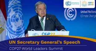 UN Secretary General António Guterres at the Opening Ceremony of the World Leaders Summit | #COP27