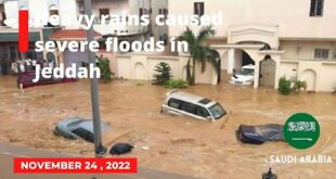 #saudiarabia | heavy rains caused severe floods in Jeddah Saudi Arabia