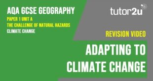 Adapting to Climate Change | AQA GCSE Geography | Climate Change 8