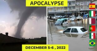 Daily CLIMATE Change News December 5-6, 2022 tornado, waterspout, flooding, Volcano