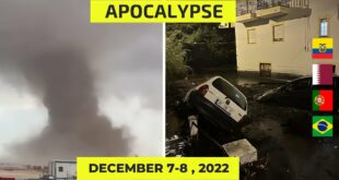 Daily CLIMATE Change News December 7-8, 2022 tornado, waterspout, flooding, Volcano