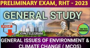 General Issues of Environment and Climate Change || General Study || Priliminary Exam Preparation
