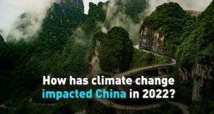 How has climate change impacted China in 2022?