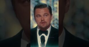 Leonardo DiCaprio award winning speech-Climate change is real.#shorts