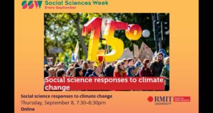 Social Sciences Week - Social science responses to climate change