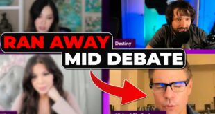 The Climate Change Denier That Ran From Destiny Mid Debate Panel...