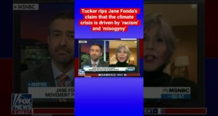 Tucker Carlson: Jane Fonda has thought a lot about the climate crisis #shorts