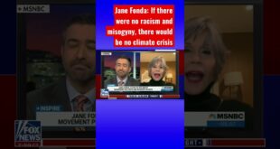 Tucker roasts Jane Fonda for claiming racism causes climate change #shorts