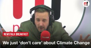 We just 'don't care' about climate change?
