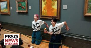 Why activists are targeting famous art to protest climate change