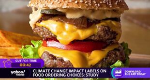 Climate change labels at restaurants impact what customers order: Study