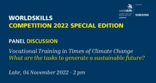 Panel Talk "Vocational Education and Training in Times of Climate Change" - WorldSkills 2022