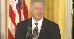 President Clinton at Climate Change Discussion (1997)